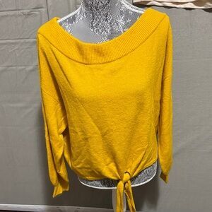 Express Golden Yellow Women's Sweater